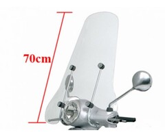 windscherm Piaggio origineel met bevestigingsset hoog 70cm helder vespa lx 622192