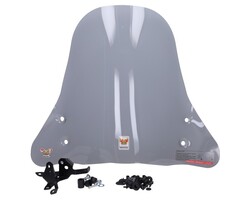 windscherm isotta met bevestigingsset hoog smoke Piaggio1+ (one)