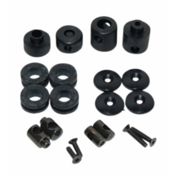 windscherm Piaggio origineel dop set zwart zip2000, et2-et4, vespa lx, vespa S 445809