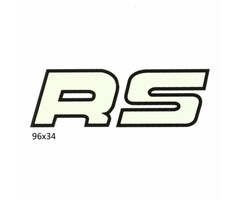 sticker wit/zwart kreidler rs