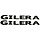sticker woord [gilera] zwart 2-delig