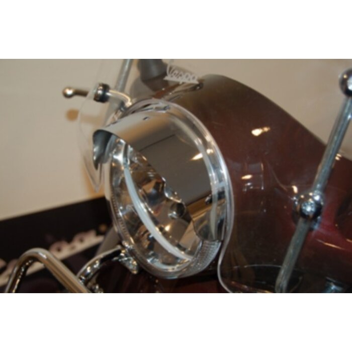 Luifel Koplamp voor Vespa LX (losse luifel) - Chroom