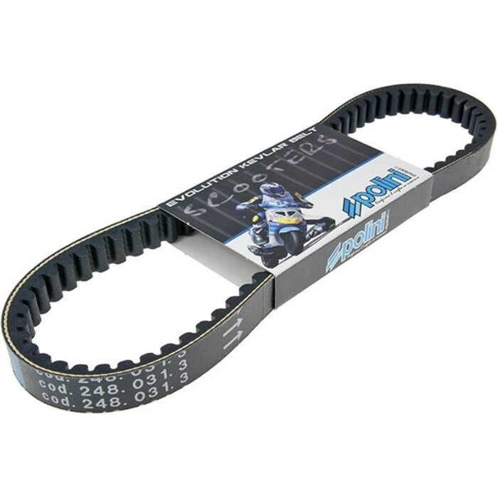 v-snaar polini kevlar 752x19.5 kort overrange P.R.E. sco piaggio 2t 248.031.3