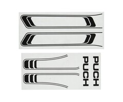 stickerset frame origineel model zwart puch maxi