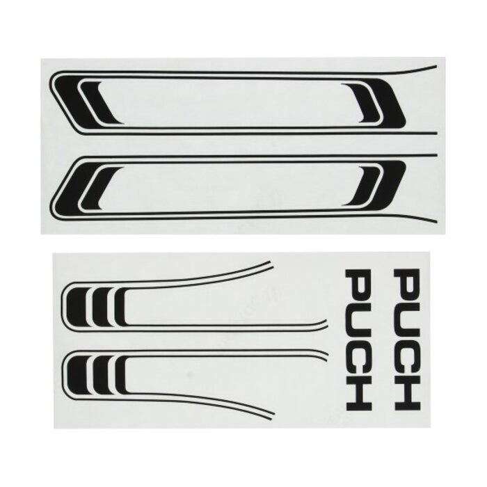 stickerset frame origineel model zwart puch maxi