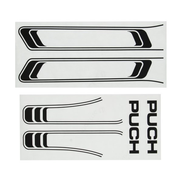 stickerset frame origineel model zwart puch maxi