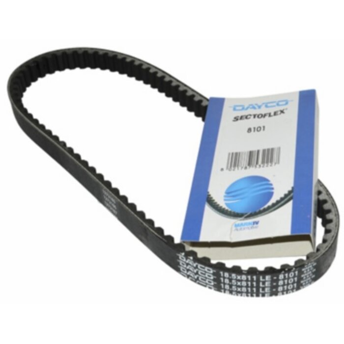 v-snaar dayco/pirelli 811x18.5 12inch ice, runner, stalker, sv 125cc 8101