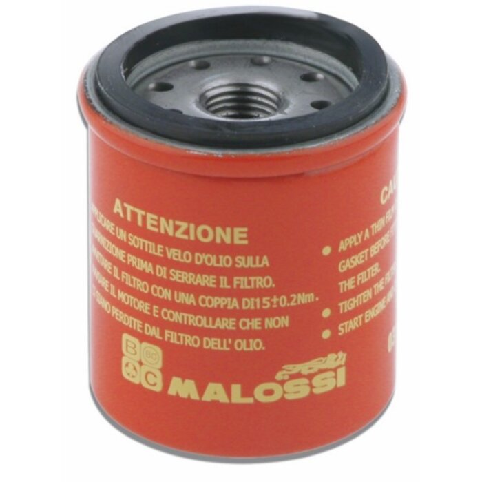 oliefilter malossi beverly, gts 300, gts alle mod., mp3, primavera 125 4t, runner 200cc vxr, sprint 125 4t 0313382