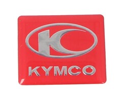 sticker Kymco origineel logo dik rood like 86102-lgr5-e00-t01