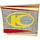 sticker Kymco origineel beenschild links oranje/zwart agility 7003228o
