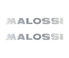 sticker malossi woord [malossi] 3D 21cm zilver 2pcs 3313735.s0
