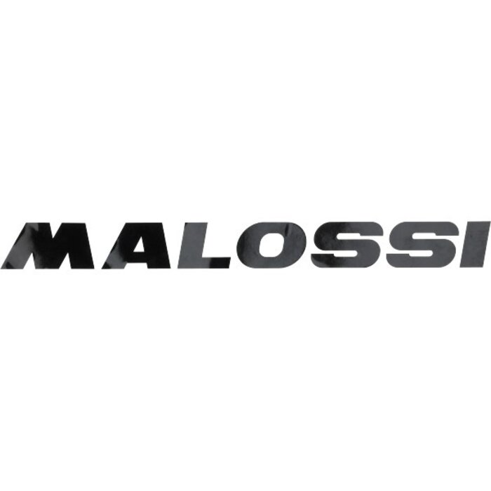 sticker malossi woord [malossi] 39cm zwart 337505.b0