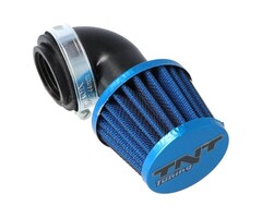 powerfilter 90 graden universeel diameter 28-35mm blauw