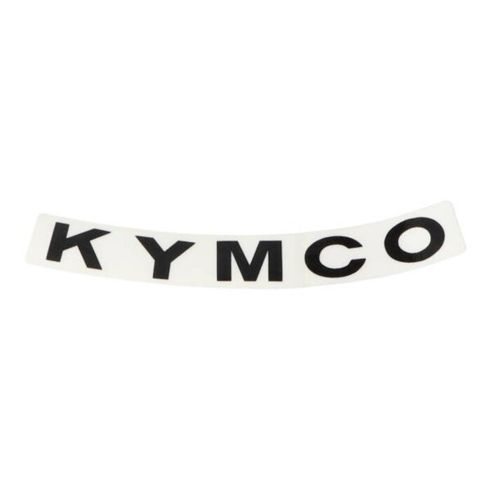 sticker Kymco origineel beenschild woord [kymco] 8.5cm zwart 87532kagv000b