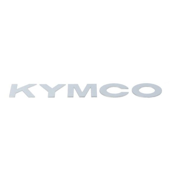 sticker Kymco origineel zijskirt woord [kymco] wit Kymco Agility 7003228