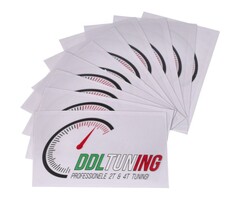 sticker DDL 100x60mm 10 stuks