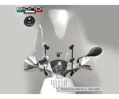 windscherm biondi hoog k1 (Bev. set 102626) helder zip2000=op=op