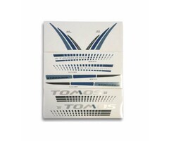 stickerset tomos 2015 zwart/blauw standard 080100
