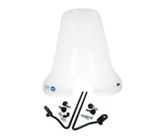 windscherm Regia met bevestigingsset hoog (made in EU) helder BTC Cruise, gts cappucino