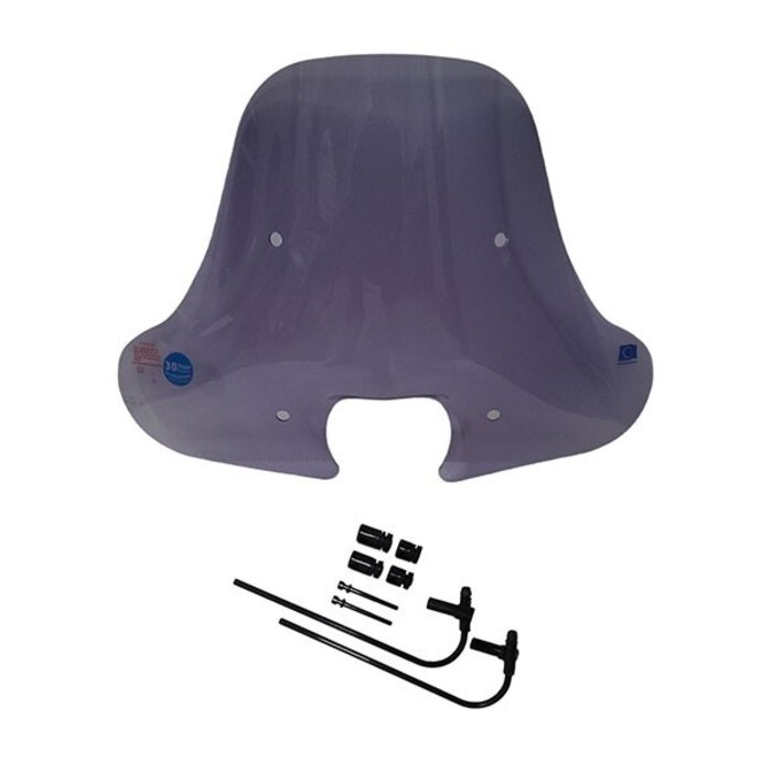 windscherm Regia (made in EU) half hoog smoke piaggio, zip