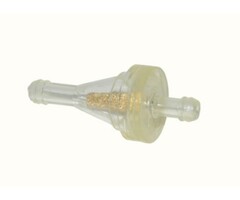 benzinefilter DMP rond 6mm transparant