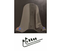 windscherm Regia met bevestigingsset hoog (made in EU) helder La Souris E-ID S6, Segway E110, Segway E125