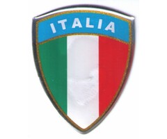 sticker universeel vlag italie groot 3d per stuk