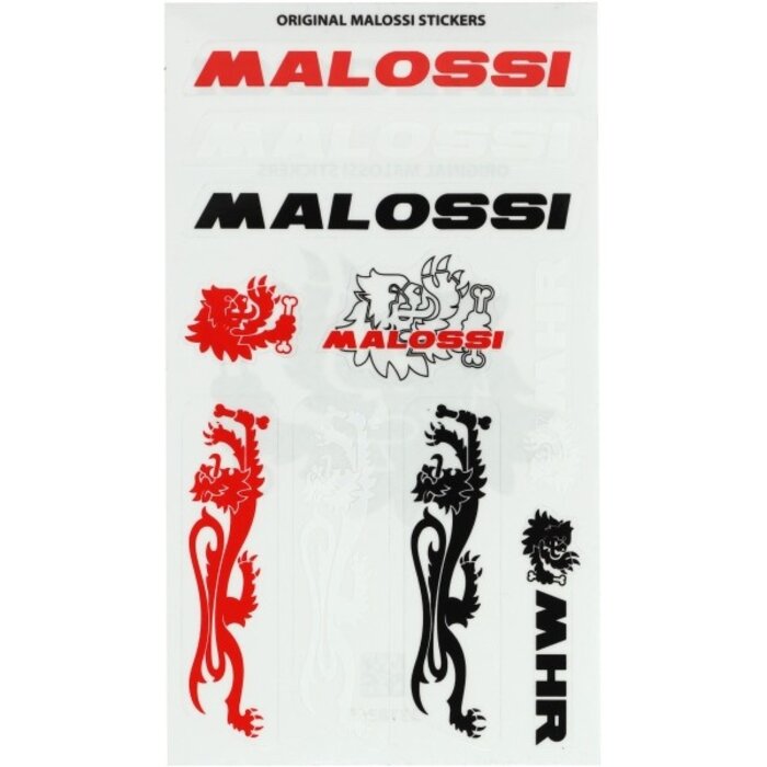 stickerset malossi 8x14cm 10-delig 3318303
