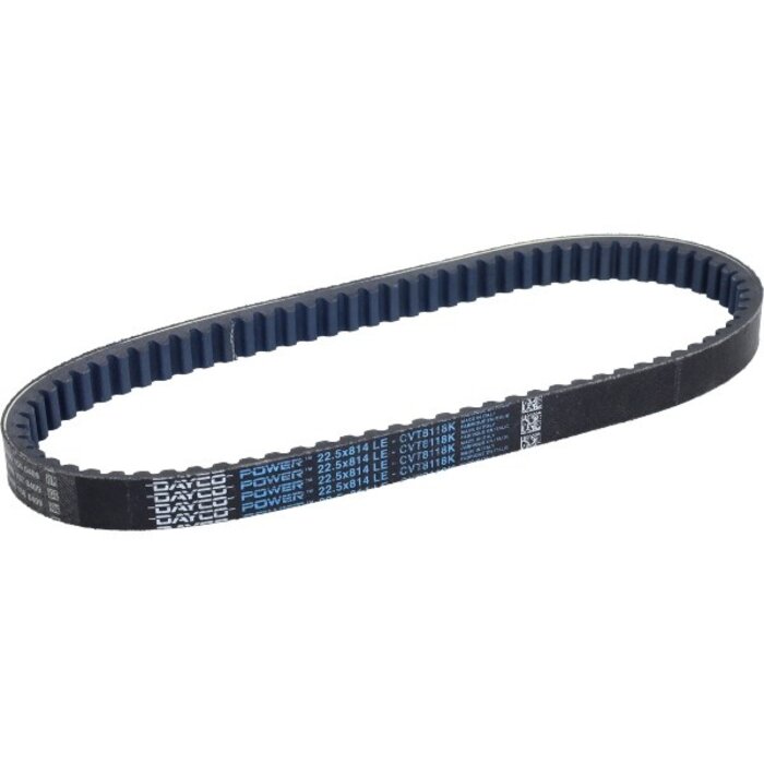 v-snaar dayco/pirelli kevlar 125/150cc fly, liberty, lx, runner cvt8118k