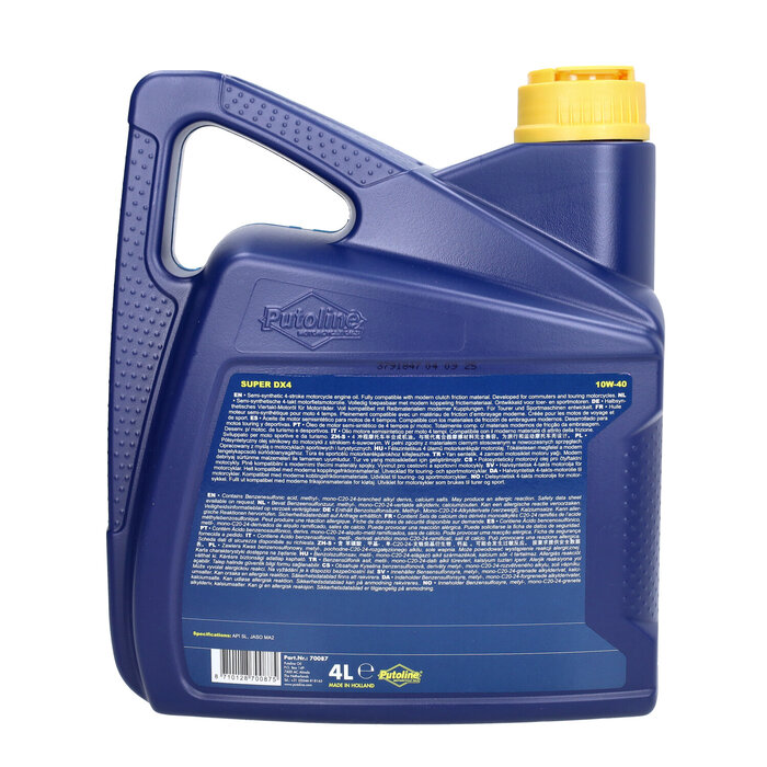 Putoline Putoline olie - 10W40 - DX4  - 4L