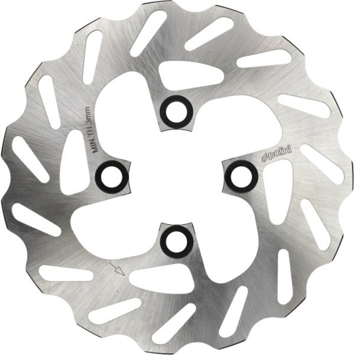 remschijf polini 4-gaats wave 180mm bws, mbk booster 175.0063