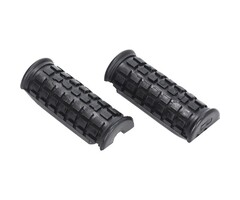 voetsteunrubberset zwart 2pcs puch macho