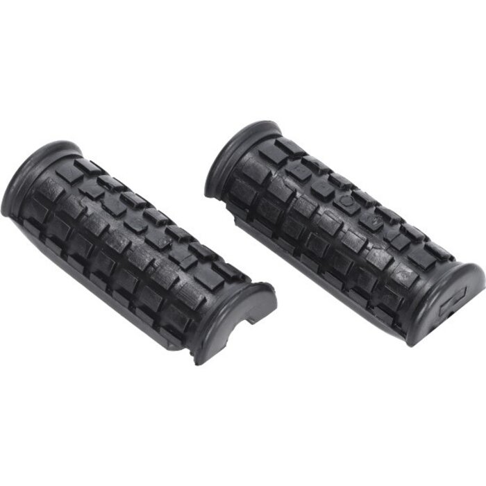 voetsteunrubberset zwart 2pcs puch macho