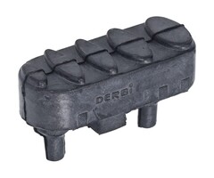rubber Derbi origineel voetsteun links rx-sx 50, senda 00h01501501
