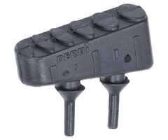 rubber Derbi origineel duo-voetsteun rechts rx-sx 50, senda 00h01503101
