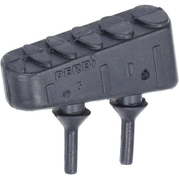rubber Derbi origineel duo-voetsteun rechts rx-sx 50, senda 00h01503101