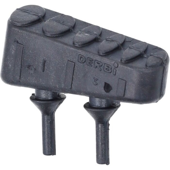 rubber Derbi origineel duo-voetsteun links rx-sx 50, senda 00h01502501