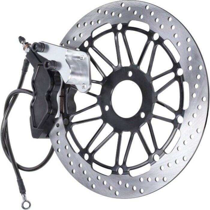 remschijf DMP + remklauw set oversized voor mb5, mb8, honda