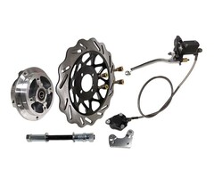 remschijf fast-arrow set compleet voorwiel 240mm 10-delig puch maxi