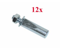 crank spie universeel 9.5mm 12pcs