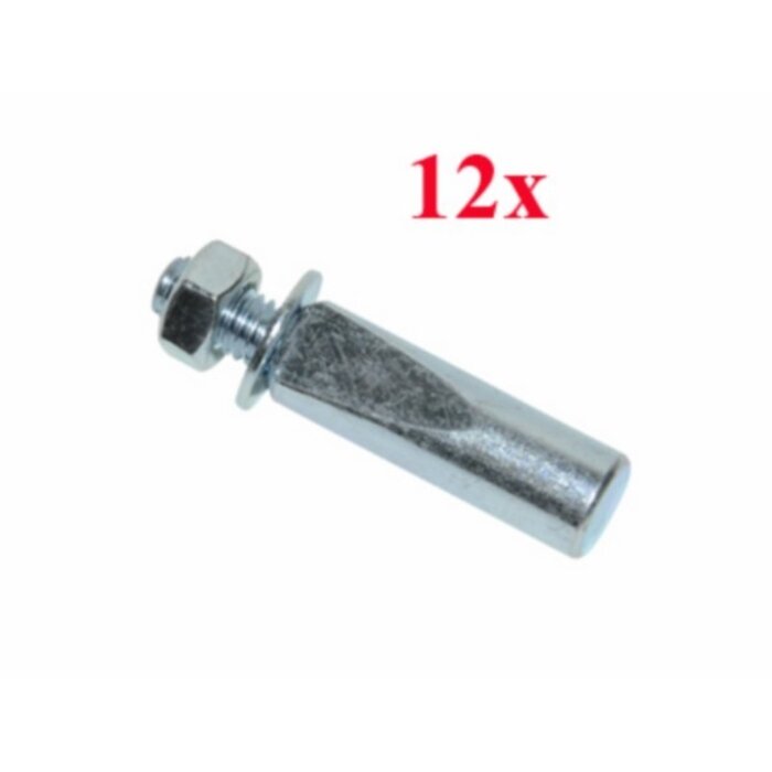 crank spie universeel 9.5mm 12pcs