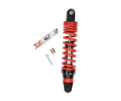 schokbreker yss hybrid DTG 280mm rood/zwart minarelli, sco peug, scooter