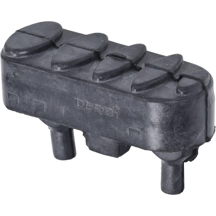 rubber Derbi origineel voetsteun rechts rx-sx 50, senda 00h01502101