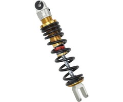 schokbreker yss gasgevuld E-serie 310mm zwart/goud kymco, minarelli, peugeot, sco gy6