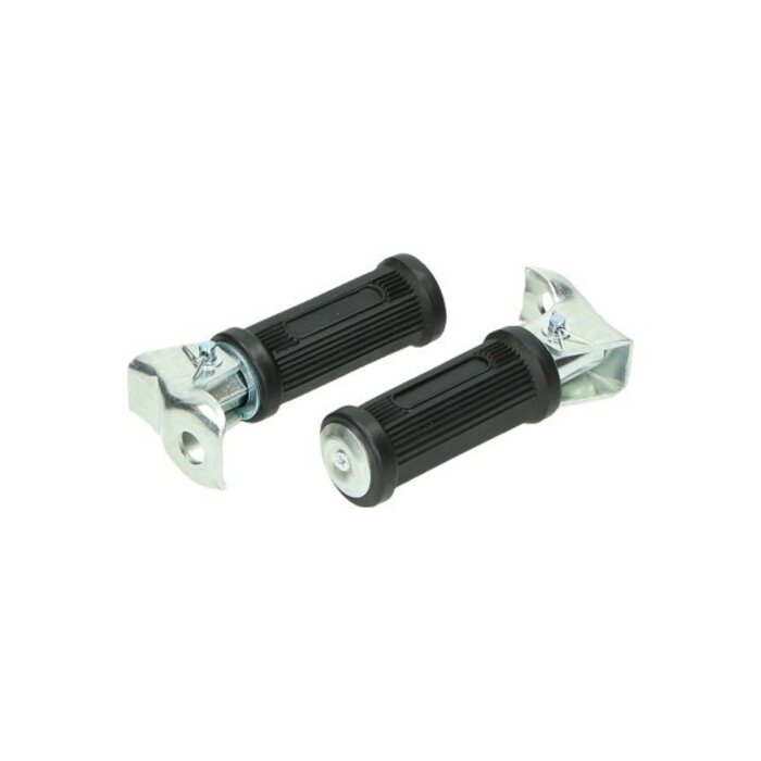 duo-voetsteunset rond universeel camino, puch, puch maxi, tomos, kreidler, bromfiets, zundapp