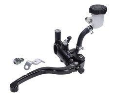 rempomp verstelbaar race met losse vloeistoftank zwart bromfiets, motorfiets