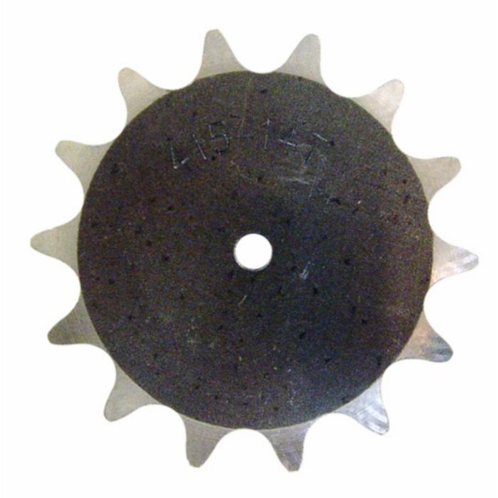 voorkettingwiel DMP blind 14t 1/4 bromfiets=op=op