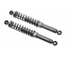 schokbrekerset DMP verstelbaar 320mm chroom camino, citta, puch maxi, tomos