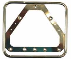 houder kentekenplaat (made in EU) chroom classic