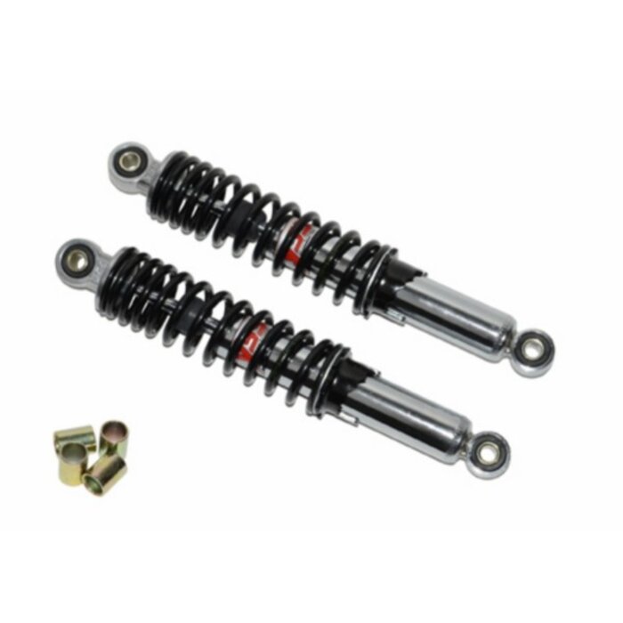 schokbrekerset yss hydraulisch 320mm chroom/zwart camino, puch maxi, tomos